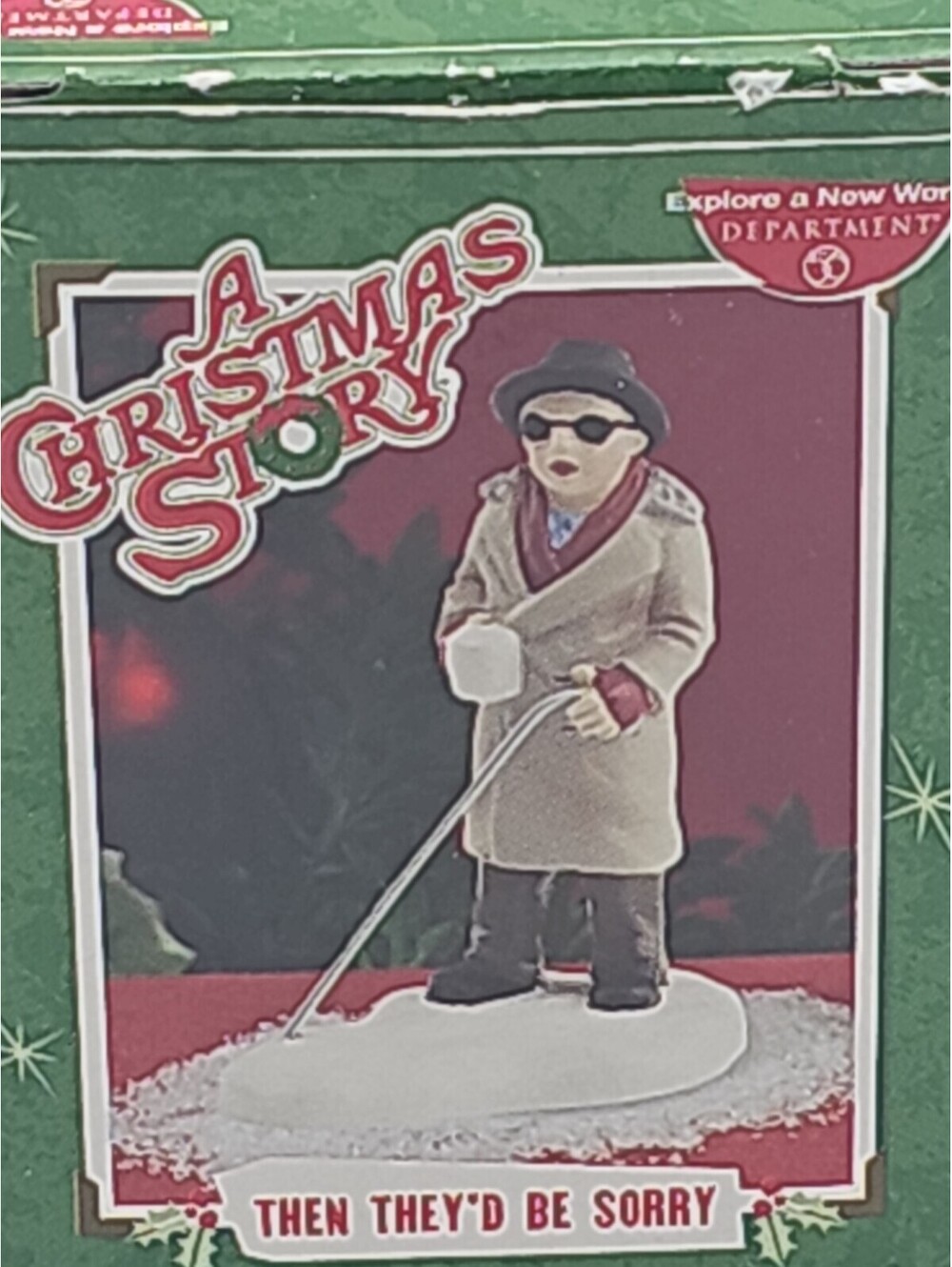 Department 56 A Christmas Story Ornament Figurine Then They’d Be Sorry RETIRED!